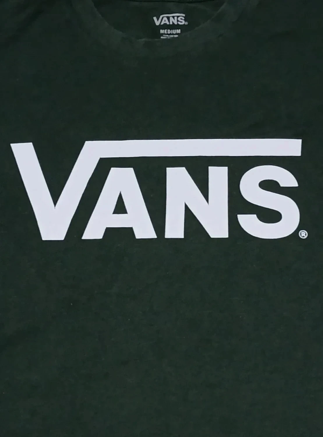 T-shirt Vans vert Taille M – photo 5